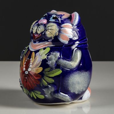 Копилка "Кот Колобок", покрытие лак, разноцветная, 17 см, микс