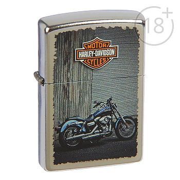 Зажигалка ZIPPO 207 Harley-Davidson с покрытием Street Chrome