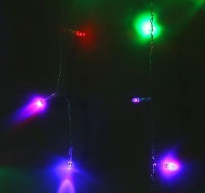 Гирлянда уличная "Бахрома" (Ш:2 м, В:0,6 м, нить силикон)