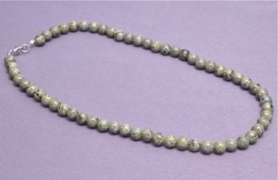 Бусы Змеевик "Классика №8" арт.НЗМ-1(8)-45-1