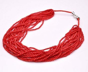 Бусы Коралл "Царевна" арт. П2982