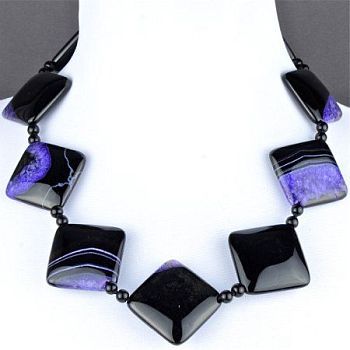 Бусы Агат "Касабланка" арт. П3490