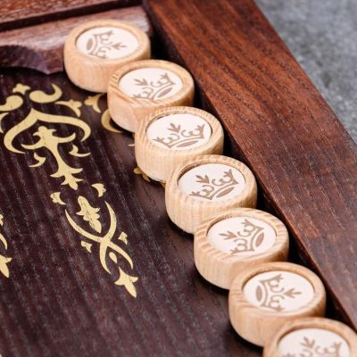 Нарды "Орел двуглавый", средние, ясень, 51 х 25 см