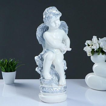 Копилка "Ангел на камне" 43х14см белый