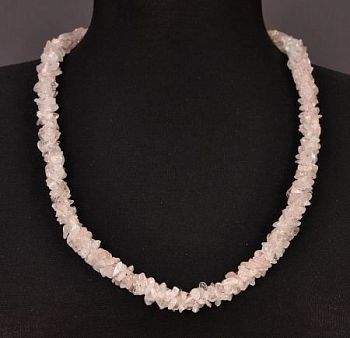 Бусы Розовый кварц  "Стерео" арт.НКР-7(10)-60-1