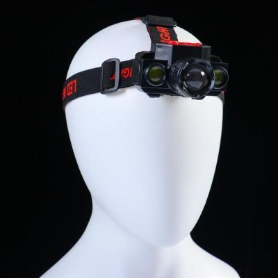 Фонарь налобный аккумуляторный "Мастер К", 5 х 8 см, 3 режима, от USB