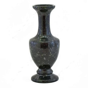 Ваза из натурального камня змеевика  (высота- 19см)