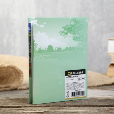 Фотоальбом BRAUBERG на 36 фотографий 10х15 см "Лето" МИКС