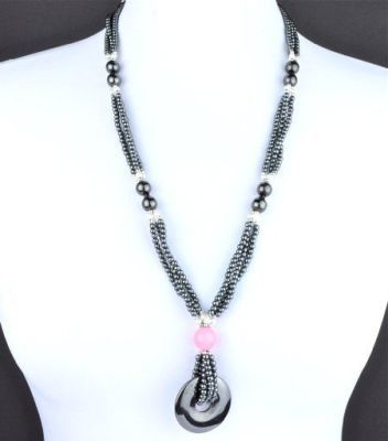 Бусы Гематит "Орбита" арт. П3412