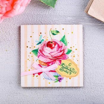 Магнит «С праздником весны», 7 х 7 см