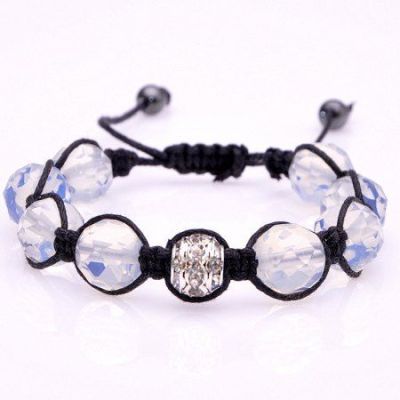 Браслет Лунный камень "Шамбалла 12" арт. бП1427