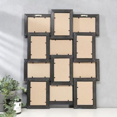 Фоторамка пластик 12 в 1 404-1148-7 10х15 см