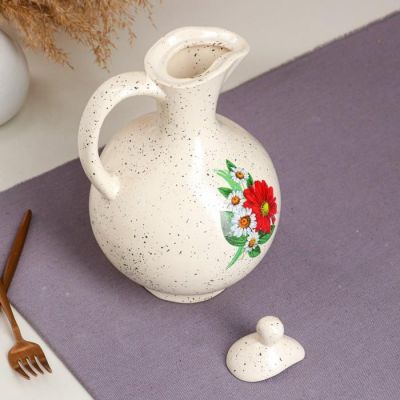 Кувшин "Цветной", с деколью, 1.7 л, микс
