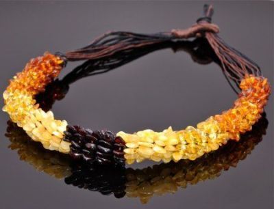 Колье Янтарь "Доната" арт.НЯН-п566