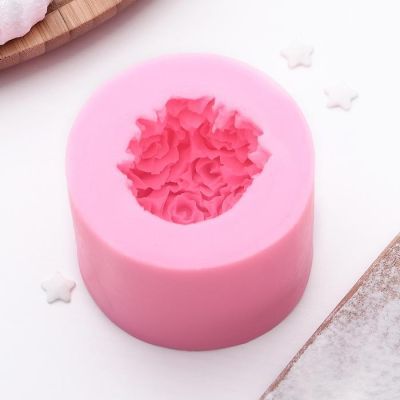 Молд силиконовый «Розовый букет», 6,5×4,5 см