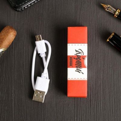 Зажигалка импульсно-дуговая "Крутой мужик", 5,5 х3,5х1,5 см