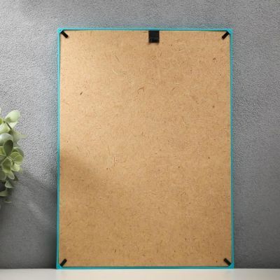 Фоторамка пластик L-5 21х30 см, бирюзовый, с небьющимся стеклом