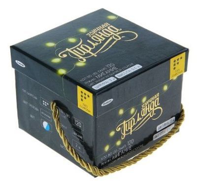 Гирлянда уличная "Бахрома" (Ш:2 м, В:0,6 м, нить силикон, сине-белый)