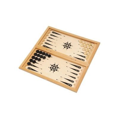 Нарды "Ракетный крейсер", деревянная доска 60 х 60 х 2 см, с полем для игры в шашки