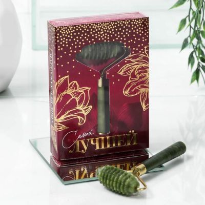 Массажёр роллер для лица с шипами "Самой лучшей"