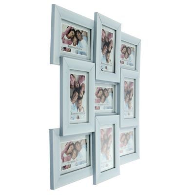 Фоторамка-коллаж для 9 фото 10х15 см "Уют" белая