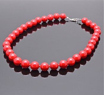 Бусы прес.Коралл "Классика №12" арт. ПКО-1(12)-45-6у