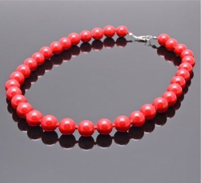 Бусы прес.Коралл "Классика №12" арт. ПКО-1(12)-45-6у