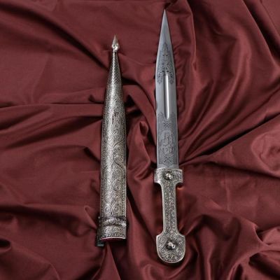 Кинжал сувенирный "Ирбис" №1 латунь