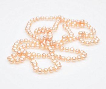 Бусы Жемчуг "Бесконечность" арт.НЖМ-1(7)-120-4-6