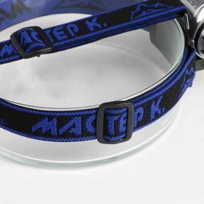 Фонарь налобный светодиодный "Мастер К."  5 х 7 см, 3AAA