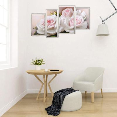 Модульная картина "Розы" 25*40-2, 20*53-1, 29*53-1, 60х100 см