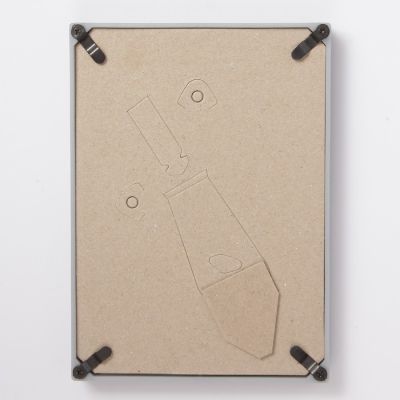 Фоторамка пластик L-2 10х15 см, серебр. мет., с небьющимся стеклом