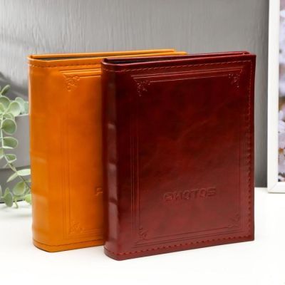 Фотоальбом на 200 фото 10х15 см "Классика" кожзам МИКС 22,5х19х5 см