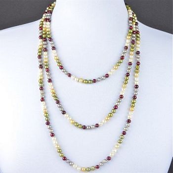 Бусы Жемчуг "Бесконечность" арт.П3378