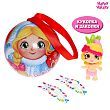 Игрушка-сюрприз «С Новым годом!» с куклой и заколками, МИКС