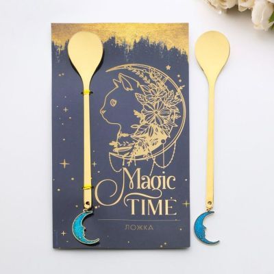 Ложка с подвесом "Magic time", 2,7 х 14, 8 см
