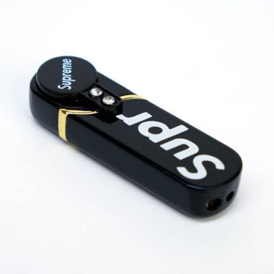 Зажигалка газовая "Supreme" пьезо, 7.5х5х2 см, чёрная