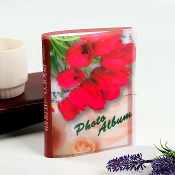 Фотоальбом на 36 фото 10х15 см "Розы" МИКС