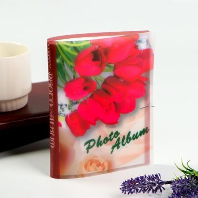 Фотоальбом на 36 фото 10х15 см "Розы" МИКС