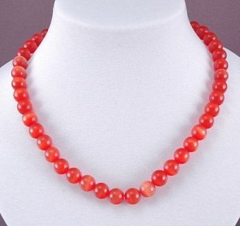 Бусы Кошачий Глаз "Цветоморфозы" арт. НКГ-1(10)-45-6