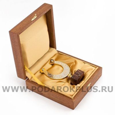 Подкова "На удачу"-2 камень яшма