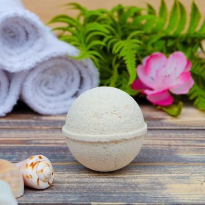 Шипучая бомбочка из гималайской соли "Счастливых моментов" эфирное масло апельсина 140 г