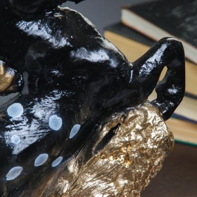 Копилка "Конь" 34х33см черный