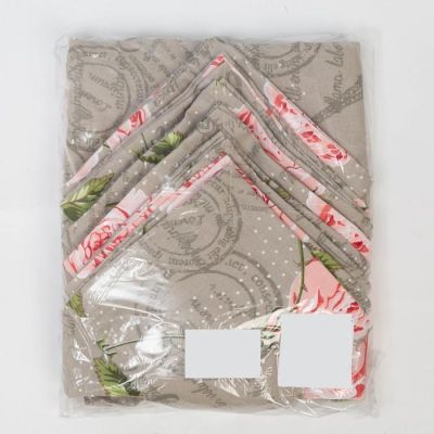 Набор кухонный Винтаж (лен), скатерть 140х180 см, салфетки 35х35 см-6 шт, 200 г/м3