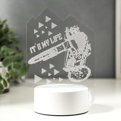 Светильник "Мото" LED RGB от сети 9,5х12х18,5 см