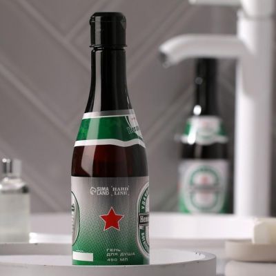 Гель для душа пиво "Непобедимый" 450 мл аромат мужского парфюма