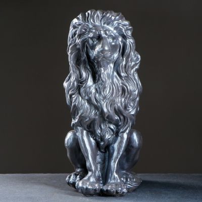 Копилка "Лев" серебро 40х25х50см