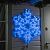 Светодиодная фигура «Снежинка», 80 см, дюралайт, 192 LED, 220 В, мерцание, свечение синий/белый