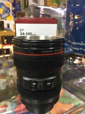 Кружка "Объектив" (аналог Кэнон) пластиковая с металлической вставкой (без крышки)