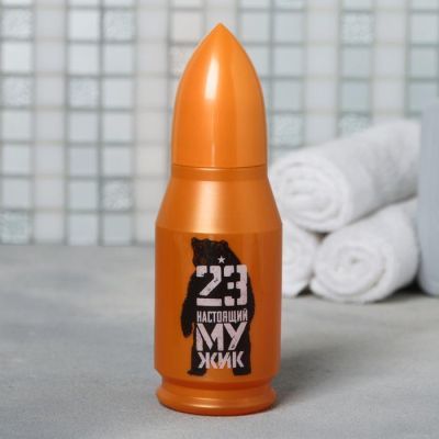 Гель для душа "Настоящий мужик", + мочалка